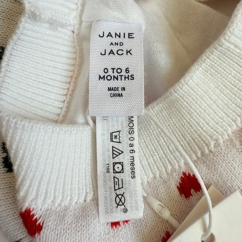 NEW Janie and Jack Heart Beret 0-6 Months